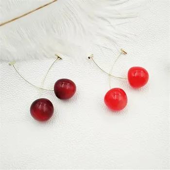 1 ks Ženy Brošňa Red Cherry Ovocie Pin Kabát, Sveter Tričko Brošne Príslušenstvo