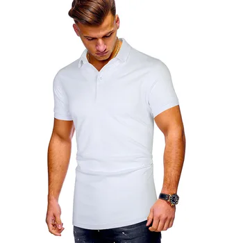 Pánske plus veľkosť pánske bavlnené bežné POLO tričko lete mužov-krátke rukávy Európskych a Amerických t-shirt pánske vlastné oblečenie