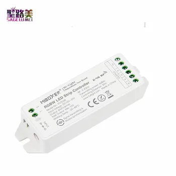 Miboxer FUT038(upgrade)2.4 G 4-Zóna RGBW LED Pásy Radič 12~24V stmievateľné led driver Spoločná anóda môže vzdialenej/ovládanie hlasom