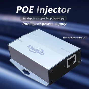 Gigabitová sieť POE Injektor 10/100/1000Mbps Kompatibilné IEEE802.3af/at/BT, Jeden Port 18W-90W Napájanie pre POE Zariadení Výstup 44V-57V