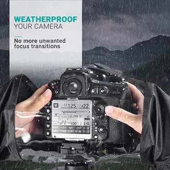 Prenosné, Nepremokavé Chránič teleobjektívu Fotoaparátu Kryt Dážď Prachotesný Fotoaparát Pršiplášť pre Canon, Nikon Pendax Sony