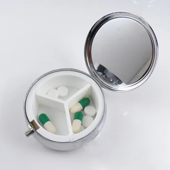 Kovové Tabletku Lieku Držiteľ Medicíny Tablet Kapsule Box Kontajner Skladovanie Cestovné Nový Príchod