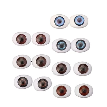 Bábika Oči Akryl Simulácia Oči Veľkosť 12*8 mm Buľvy DIY Zmeniť Make-Up Oči Príslušenstvo Hračky Darček