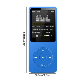 Bluetooth-kompatibilné Mp3 Prehrávač Hudby Lossless Prenosné, Fm Rádio, Vonkajší Ultra-tenké Študent Mp3 Nahrávač