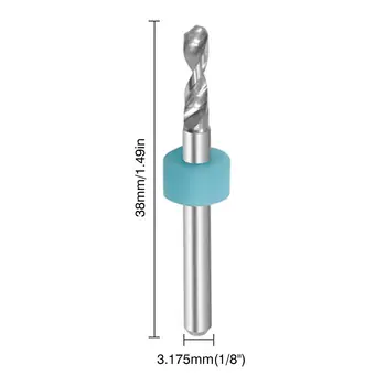 1PC na 0,3-1,2 mm 0.1-1.0 mm PCB Tlač Doska Karbidu Mini vrtáka Volfrámové Ocele CNC Micro Vrtákov Stroj Bit