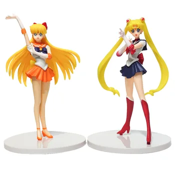 5Style Sailor Moon Údaje Model Hračka Tsukino Usagi Smoking Maska Venuša Anime Zber Dekorácia Decor Cartoon Bábika Darček