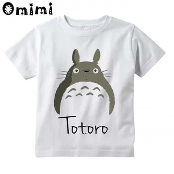 Deti Anime Totoro Dizajn T Shirt Chlapcov/Dievčatá Skvelých Kawaii Krátky Rukáv Topy Detí Funny T-Shirt