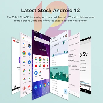 Cubot Poznámka 30 Smartphone Android 12 6.517 