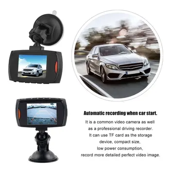 Podpora vysoko kvalitného Auta DVR G30L Auto Fotoaparát Záznamník Cam G-senzor IR Nočné Videnie