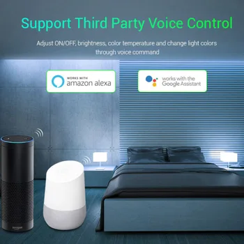 WB5 WIFI Bluetooth 5 v 1 LED Pásy Radič 5CH Podporu Tuya APP Alexa a Google Pomoc Hlasové Ovládanie RGB+Diaľkové CCT