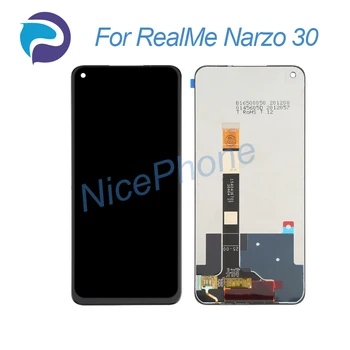 RealMe Narzo 30 Obrazovka LCD + Dotyk Digitalizátorom. Displej 2400*1080 RMX3242 RealMe Narzo 30 LCD Displej