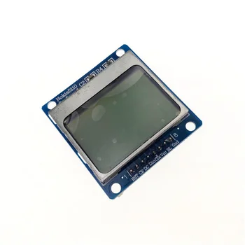 1pcs modrá 84X48 Nokia 5110 LCD Modul s modrým podsvietením s adaptérom PCB pre arduino