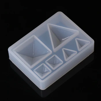 Silikónové Formy DIY Geometrický Trojuholník Zrkadlo Plavidlá, Šperky, Takže Dekoratívne Tortu