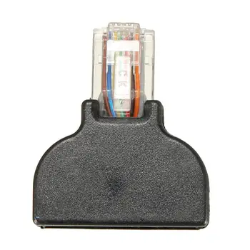 ESCAM 1Pc RJ45 Ethernet Mužov a 8 Pin AV Terminálu Skrutku Adaptéra Converter Blok Plug CCTV Príslušenstvo