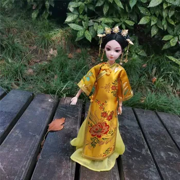 Wei Yingluo Qing Dynastie 1/6 Bjd detské Hračky 30 cm Čínsky Štýl Dávnych Kostým Bábika Set s Oblečenie, Príslušenstvo