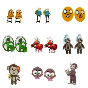 10pcs Opice Planárne Živice Flatback Cartoon Živice pre Remeslá Šperky, Takže Narodeniny Dievča DIY Accessorie pokrývku hlavy