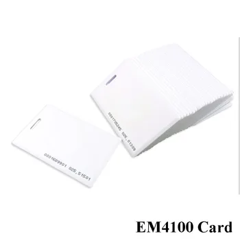 5/10Pcs RFID 1.8 mm EM4100 Tk4100 125KHz Kontrola Prístupu na Kartu Nálepky Keychain Token Ring Bezkontaktný Čip, Non-Prepisovateľné ID Karty