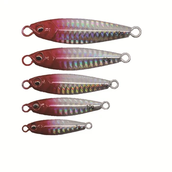 Rybolovná Lure 7-10g Umelé Čepeľ Kovové Potopenie Spinner Crankbait Vibrácií Multicolor Doska Sequin Loď Rybolov Morský Rybolov