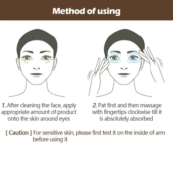 Anti-Wrinkle Eye Cream Kolagénu Anti-Tmavé Kruhy Anti-Aging Anti-Odstrániť Opuchy Očí Tašky Vrana Nohy Kozmetické Ošetrenie 20 g