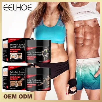 Eelhoe brušnej krém mužov a žien shaping cream cvičenia, posilňovanie svalov cvičenia potenie line Masážne krémy