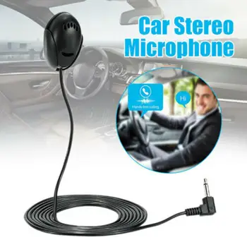 Navigácia Mikrofón Ominidirectional Auto 3,5 mm Káblové pripojenie Externého Bluetooth-kompatibilné Vložiť Typ Mono Mic Auto Stereo Mikrofón