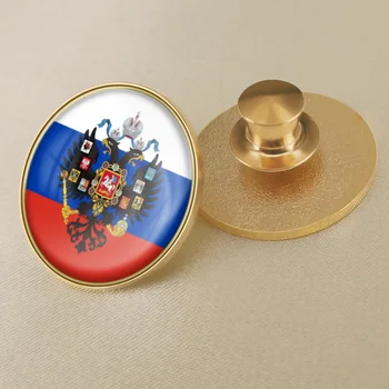 Rusko ruskej Ríše Boh ochraňuj Cára Vlajka Brošňa Odznaky Preklopke Kolíky
