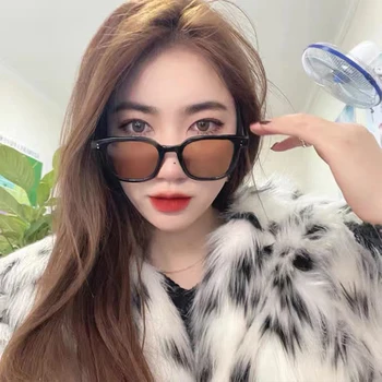 Luxusné Značky kórejský slnečné Okuliare Ženy Monster Dizajnér Jemné Mužov Trendov Acetát Námestie Polarizované Slnečné Okuliare Odtiene UV400