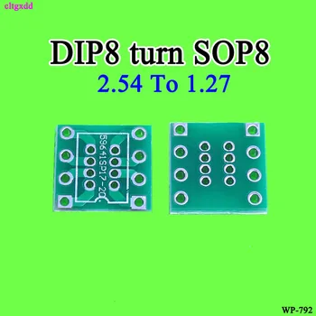 10pcs PCB Dosky SOP8 SOP14 SOP16 SOP20 SOP24 SOP28 QFP FQFP TQFP Obrátiť Na DIP Adaptér Prevodník Doska TSSOP 8 14 16 20 24 28