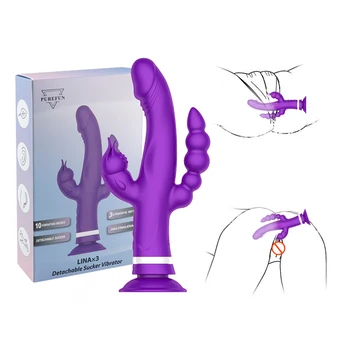 Stlmiť Dildo Penis Rabbit Vibrátor Odnímateľný Prísavky Odstrániť Sex Vibrat Hračky G Mieste Stimulátor Klitorisu Pre Ženy, Pár