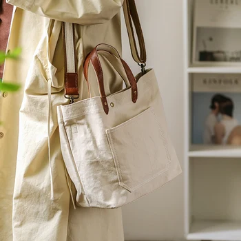 Móda Shopper Taška Módu Veľká-kapacita Plátené tašky In College Roztomilý Ženy, Taška Ulzzang Tašky cez Rameno