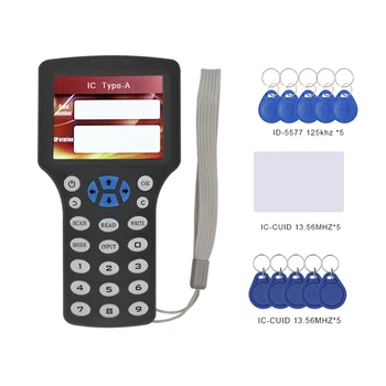 Anglický Nové Replicator RFID Rozmnožovacie 13.56 Mhz NFC Smart Chip Card Reader CUID/FUID Keychain Spisovateľ Šifrovanie Crack Kopírka
