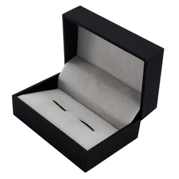 Luxusné Manžetové Gombíky Úložný Box Cestovné Prenosné Šperky Box Úložný Organizér Šperkov Zobraziť Manžetové Držiteľ Prípade Darčeky Box