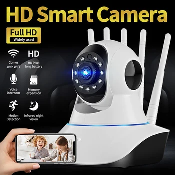 Bezdrôtová IP Kamera HD PTZ WiFi Bezpečnosti Baby Monitor Kameru, Automatické Sledovanie pohybu Detekcia Pohybu Nočné Videnie Dohľadu Videokamera