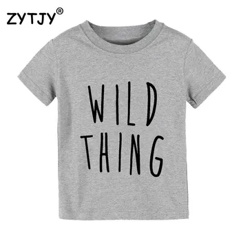 Wild vec Listov Tlač Deti tshirt Chlapec Dievča tričko Pre Deti Batoľa Oblečenie Zábavné Tumblr Top Tees Kvapka Loď Y-135