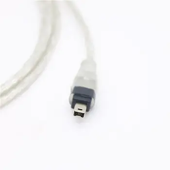 50% Wholesales 1,5 m USB na IEEE 1394 Firewire 4 Pin Kábel Adaptéra Converter Kábel pre iLink