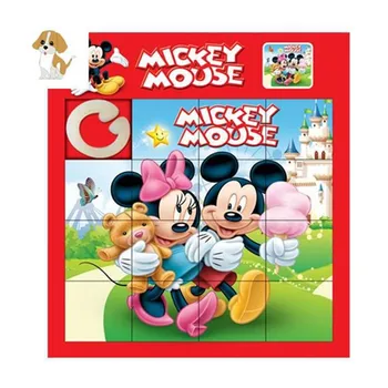 Disney Puzzle Skoro Vzdelávacie Hračka Montessori Deti Puzzle Mickey Mouse Princezná Winne Pú Pixar Auto Puzzle Hra Hračka