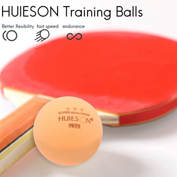 HUIESON 10Pcs/Taška 3-Hviezdičkový Profesionálny Stolný Tenis Loptu 40 mm, 2.9 G Ping Pong Loptičky Na Stolný Tenis Školenia