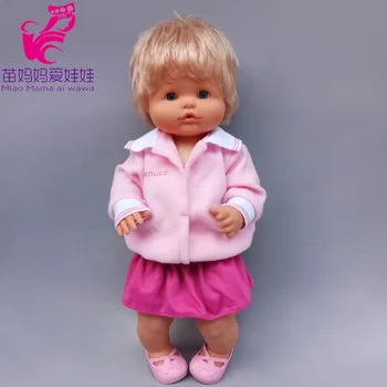 16-Palcové Baby Doll Sukne pre 40 Cm Baby Doll Oblečenie Nenuco Ropa Y Su Hermanita Deti Darček