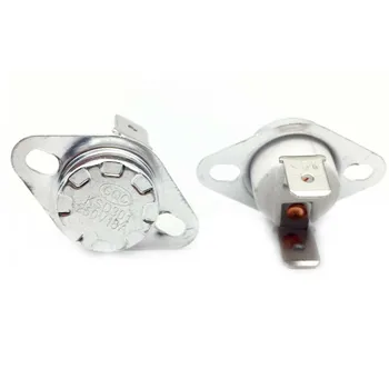 Vysoká kvalita 16A 250V termostat tepelnej chránič 40-300 stupeň normálne zatvorené/otvorené teplotného spínača KSD302 keramiky
