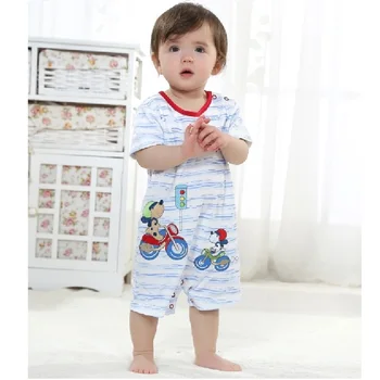 Letné Baby chlapci oblečenie motorových dieťa romper shortall Babywear bebe roupas Najvyššej kvality, bavlna